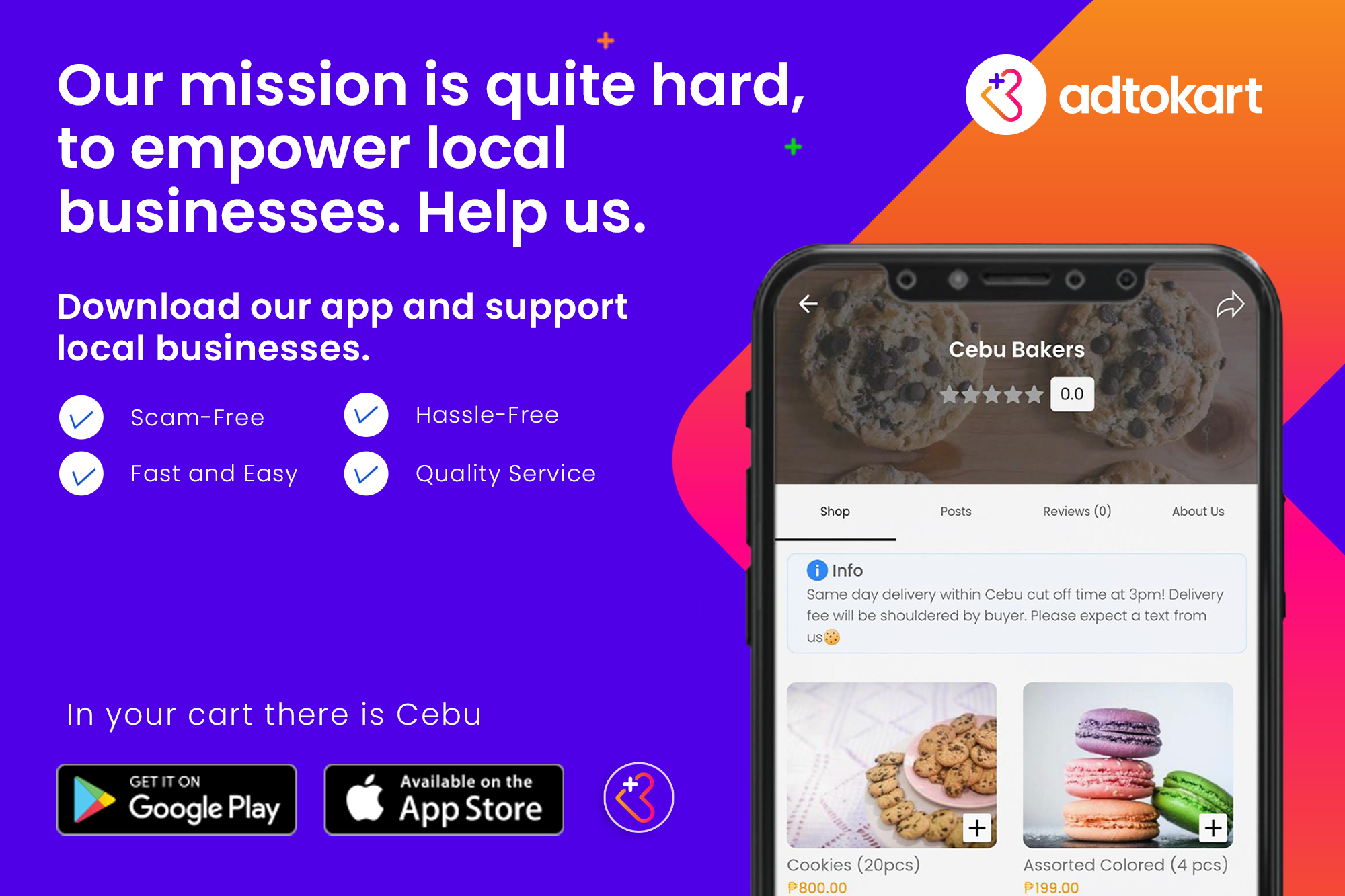 Adtokart App Feature