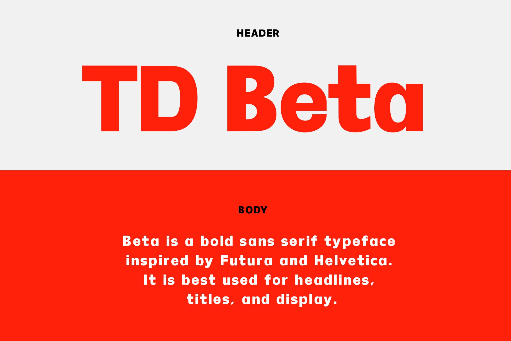 TD Beta Intro Card