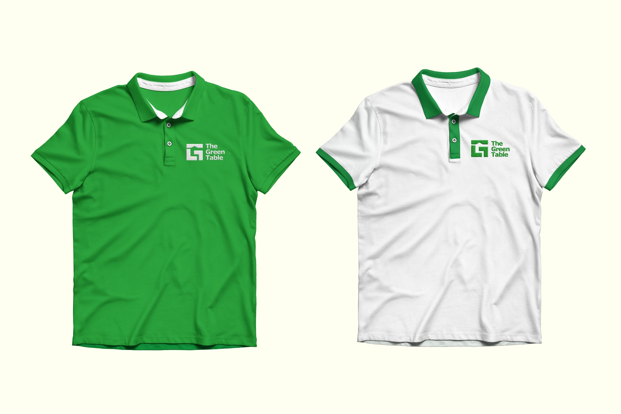 The Green Table Ph - Polo t-shirt Design - Tribox Design