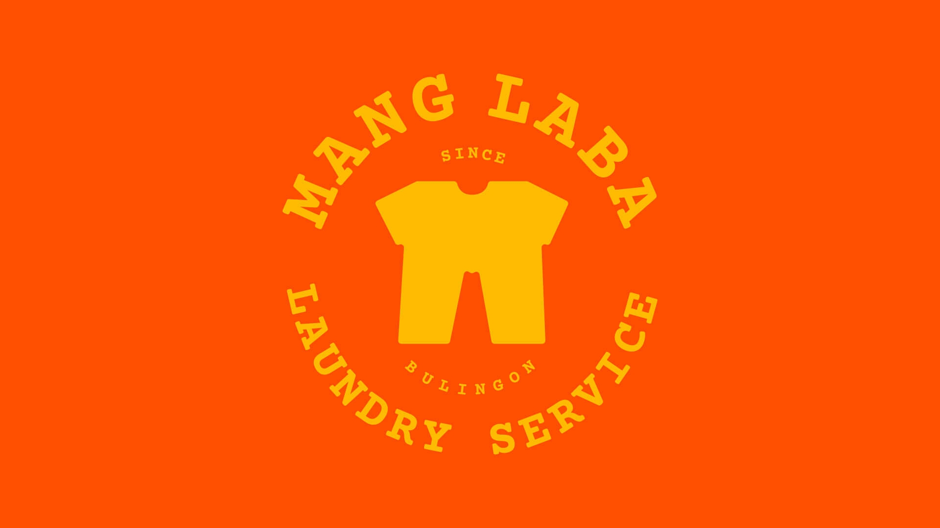 Manglaba Laundry Service - orange