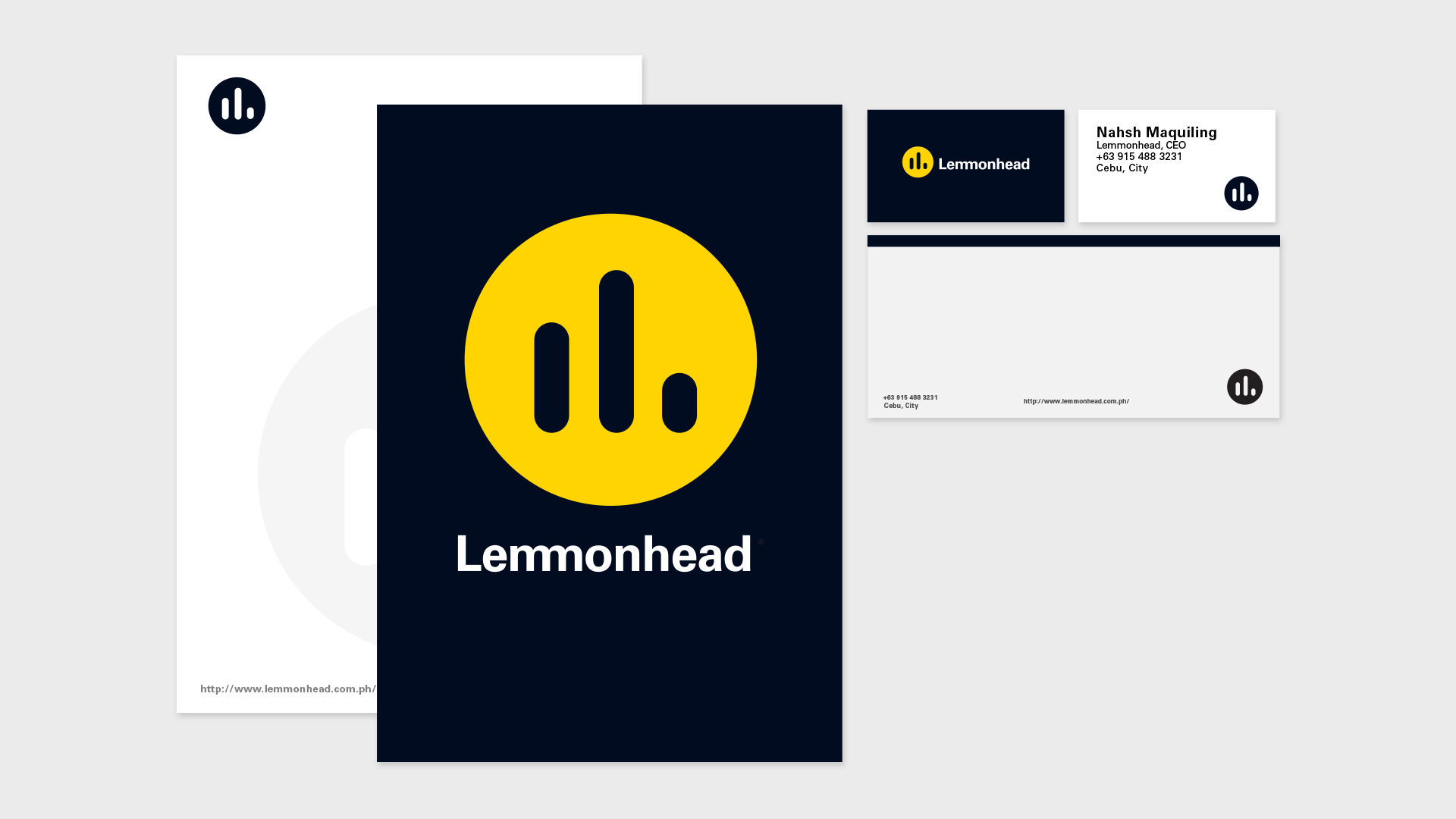 Lemmonhead Publishing - Stationary, Business Card and paperworks design